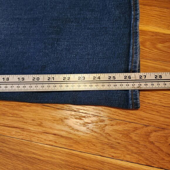 Hudson Rosalie High-Rise Wide Leg Ankle Jean in Callisto (Blue), Sz 27 - Picture 10 of 13